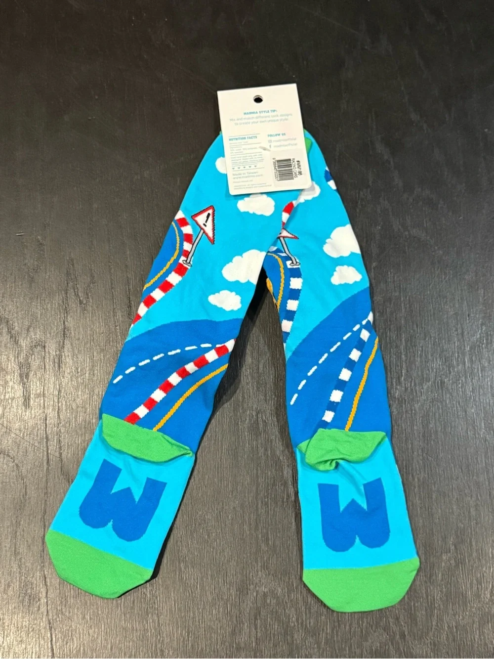 New Madmia Racing Cars Kids Socks Ages 6-99